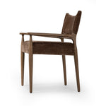 Four Hands Jayla Dining Armchair Altair Mushroom Angled View