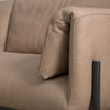 Jenkins Sofa Heritage Taupe Foldover Arm Detail 231957-004