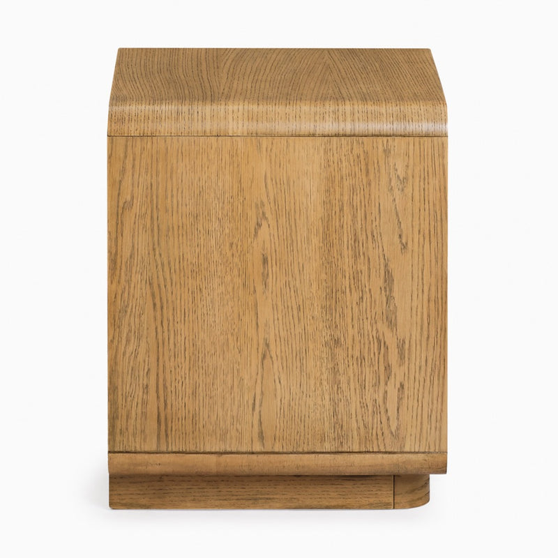 Jesper Oak Nightstand Natural Side View Co.House Designs