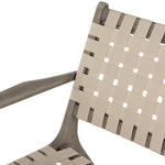 Jevon Outdoor Chair Grey Eucalyptus Backrest Detail 227359-002