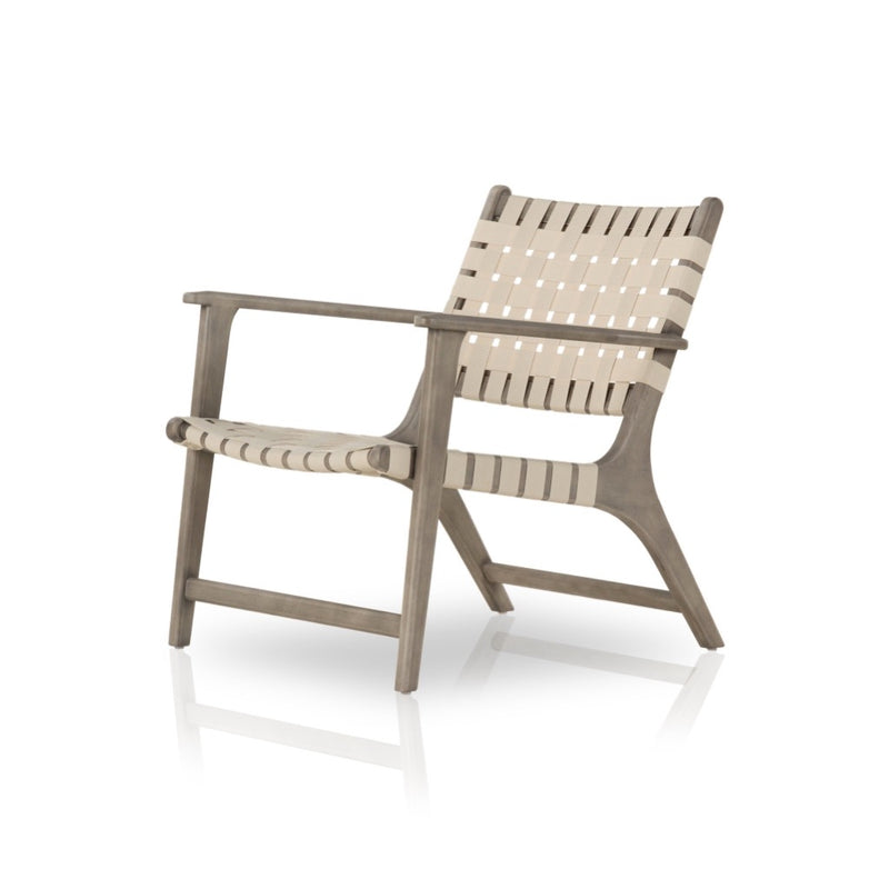 Jevon Outdoor Chair Grey Eucalyptus Angled View 227359-002