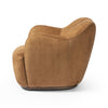 Julius Swivel Chair Nubuck Cognac Side View 239124-003