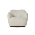 Four Hands Julius Swivel Chair Sheldon Ivory Front Facing View