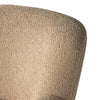 Four Hands Kadon Swivel Chair Sheepskin Camel Backrest