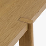 Kaja Oak Dining Table Natural Tabletop co.house Designs