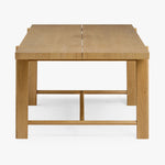 co.house Designs Kaja Oak Dining Table Natural Side View