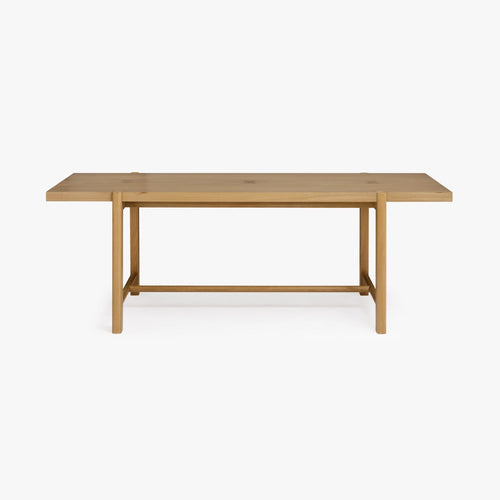 Kaja Oak Dining Table Natural Front Facing View CH-1002656-VN22-FN-DN-DT-NT