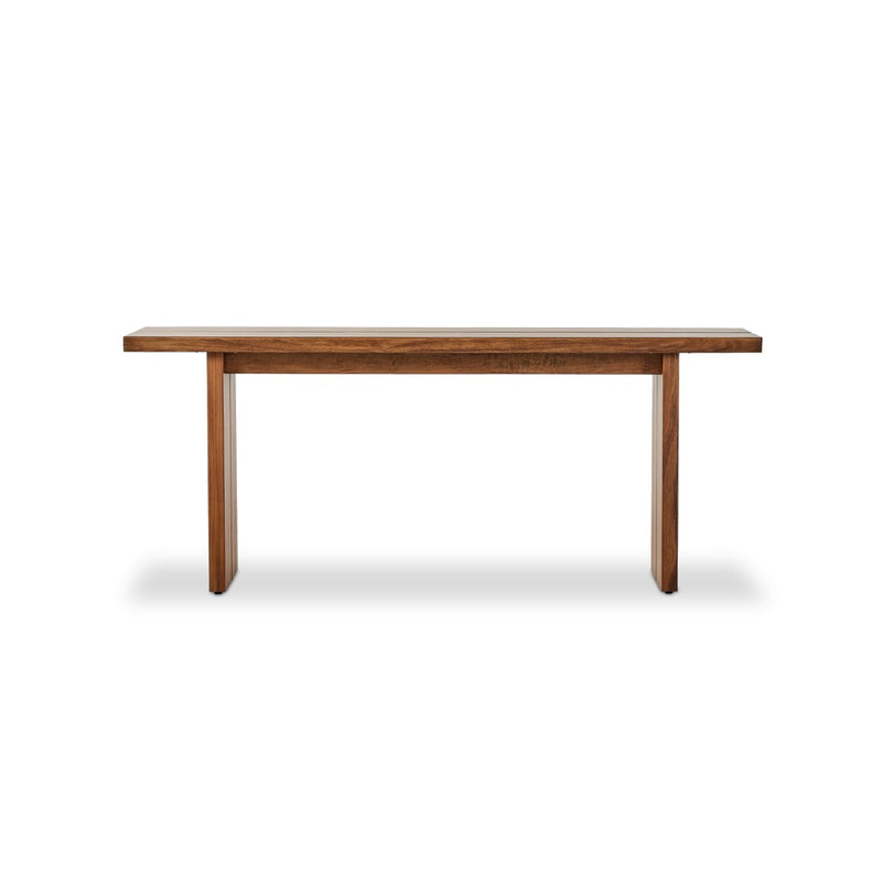 Katarina Console Table Natural Guanacaste Back View 234696-002
