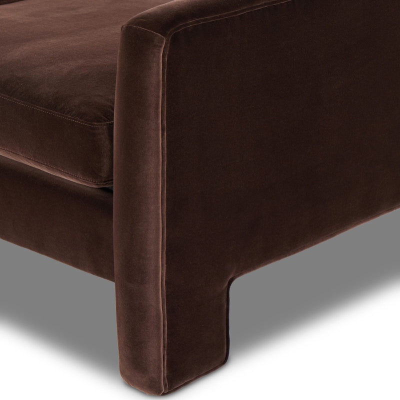 Katya Sofa Surrey Cocoa Legs Four Hands