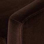 Katya Sofa Surrey Cocoa Velvet Armrest Four Hands