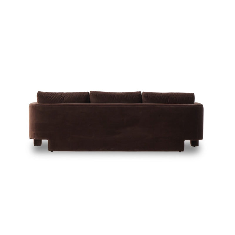 Katya Sofa Surrey Cocoa Back View 238395-001