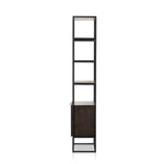 Kelby Bookcase Gunmetal Side View 226055-001