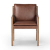 Four Hands Kellis Dining Chair Havana Brown Front Facing View