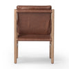 Kellis Dining Chair Havana Brown Back View Four Hands