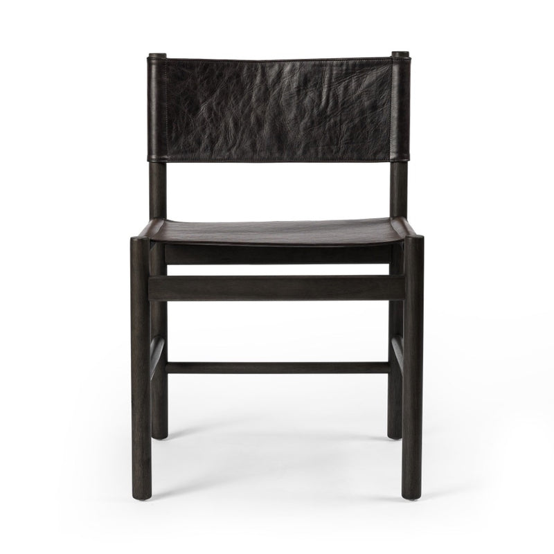 Kena Dining Chair Charcoal Parawood Front Facing View 231883-004