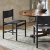 Kena Dining Chair Charcoal Parawood Staged View 231883-004