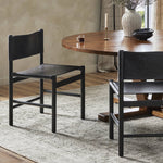 Kena Dining Chair Charcoal Parawood Staged View 231883-004