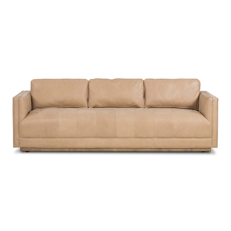 Kiera Sofa Palermo Nude Front Facing View Four Hands