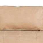 Four Hands Kiera Sofa Palermo Nude Top Grain Leather Backrest