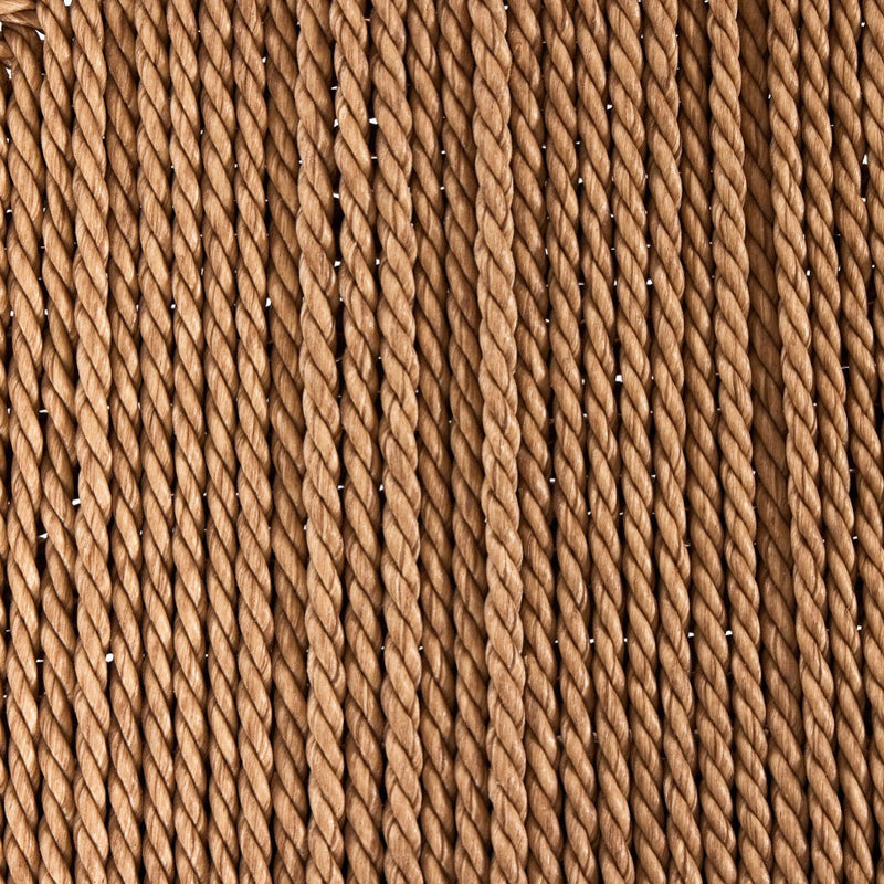 Ladder Back Outdoor Dining Chair Stained Toasted Brown Rope Detail 235197-008