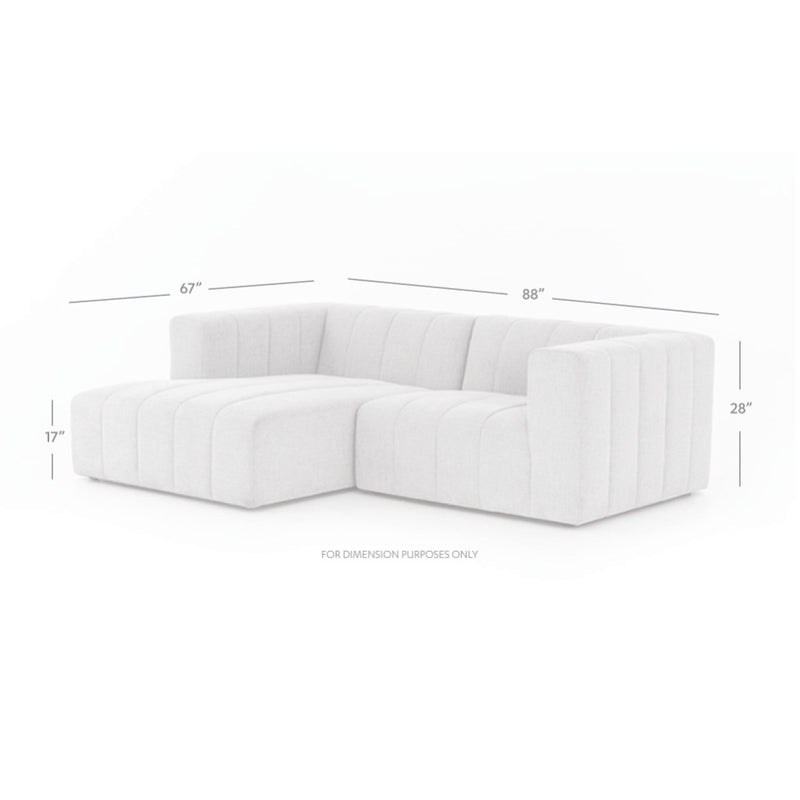 Langham 2-Piece Sectional - Napa Sandstone