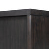 Laredo Media Console Smoked Black Corner Detail 235943-001