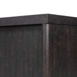 Laredo Media Console Smoked Black Corner Detail 235943-001