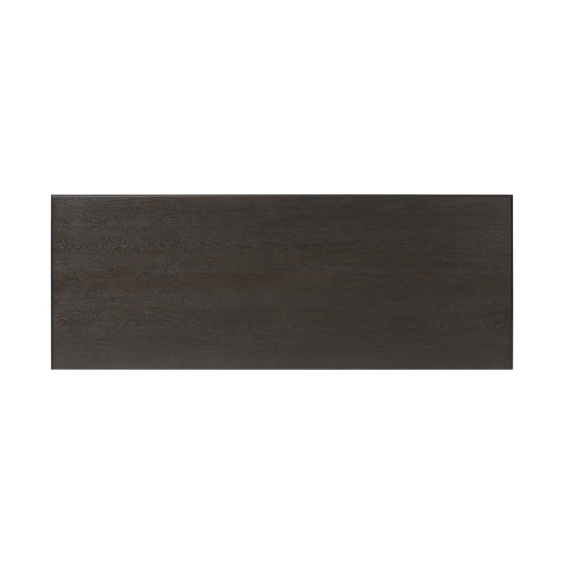 Lauren Desk Charcoal Oak Resawn Veneer Top View 104607-003