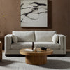 Lawrence Sofa Nova Taupe Staged View Four Hands