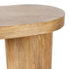 Leeds Desk Blonde Oak Veneer Kidney Shaped Tabletop Four Hands