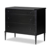 Lendon 3 Drawer Dresser Black Angled View Four Hands