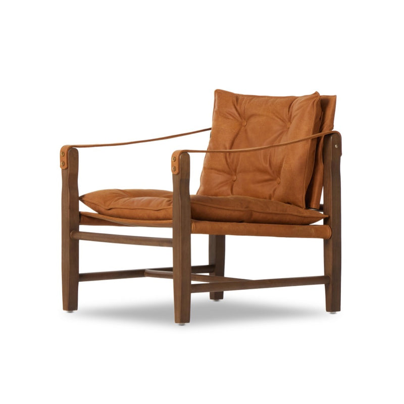 Lenz Chair Kennison Cognac Angled View 230361-001