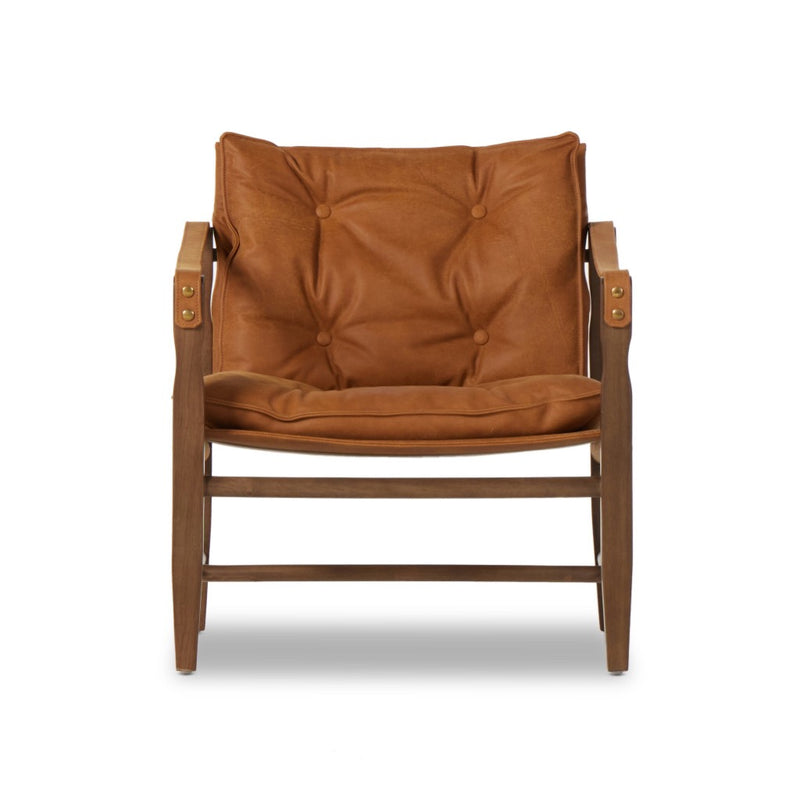 Lenz Chair Kennison Cognac Front Facing View 230361-001