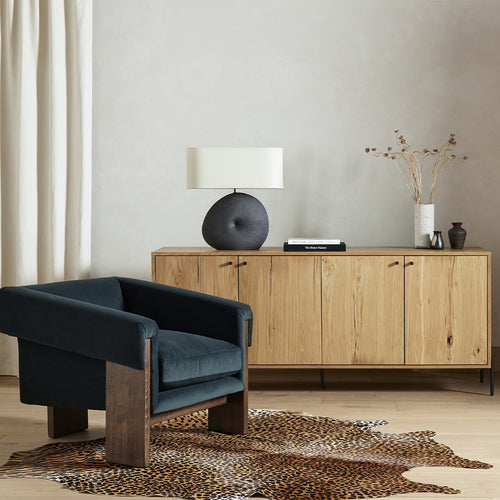 Leopard Printed Hide Rug