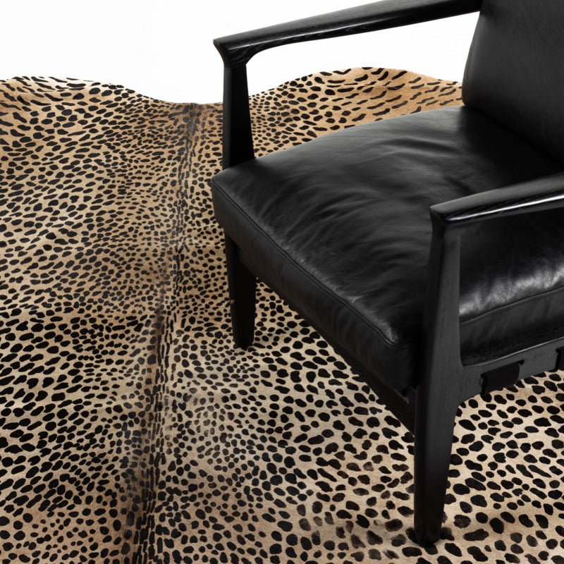 Leopard Printed Hide Rug