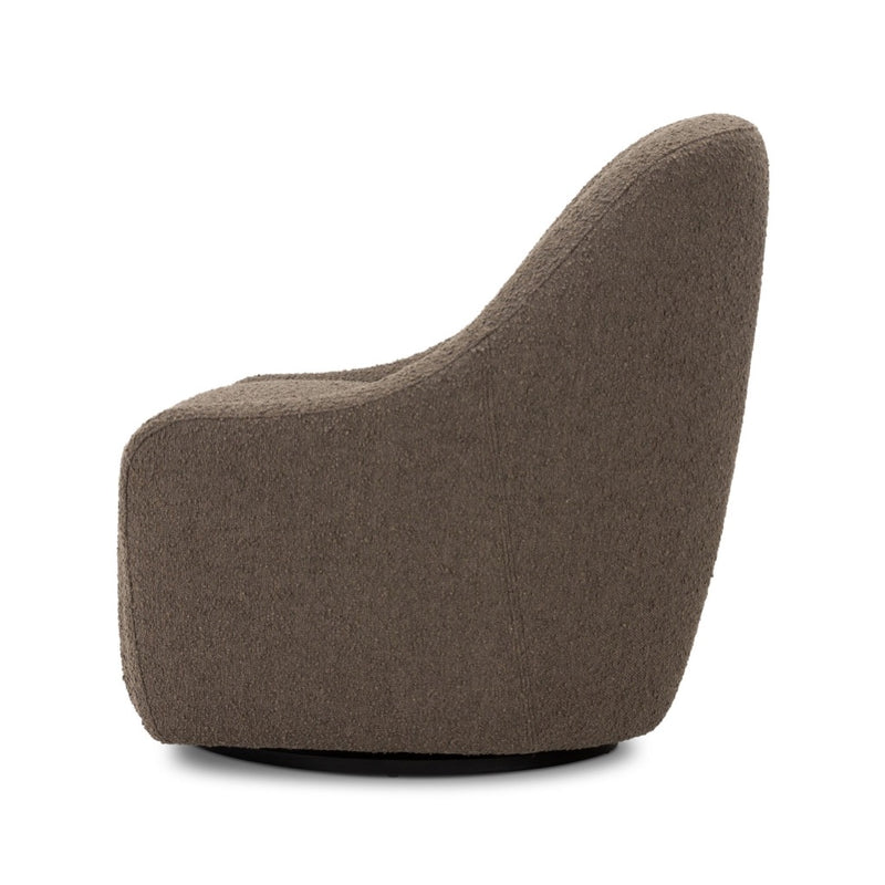 Levi Swivel Chair Knoll Clay Side View 231505-003