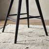 Lewis Swivel Counter Stool Black Oak Staged View Legs 238328-002