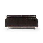 Lexi Sofa Sonoma Black Leather Back View 227999-006