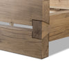 Lia Bed Natural Reclaimed French Oak Dovetailing Footboard 242174-001