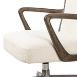 Four Hands Lilo Desk Chair Grey Ash Wood Armrest