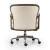 Lilo Desk Chair Durham Cream Back View Four Hands