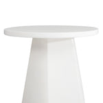 Lloyd Side Table White Base CH-1002846-VN12-FN-OD-ST-WH-OS