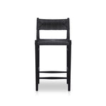 Four Hands Lomas Outdoor Counter Stool Vintage Coal Front Facing View