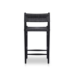 Lomas Outdoor Counter Stool Vintage Coal Back View Four Hands