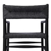 Lomas Outdoor Dining Armchair Vintage Coal Teak Backrest 237629-003