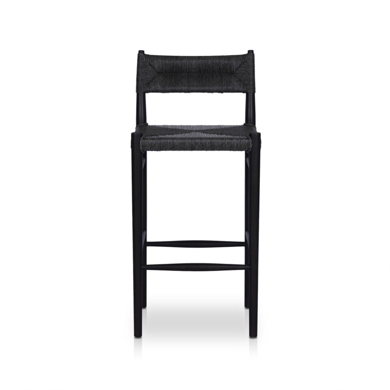 Lomas Outdoor Bar Stool Vintage Coal Front Facing View 237996-006