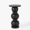 Lora Drink Table Black Angled View Co.House Designs