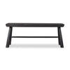 Lorik Desk Worn Black Acacia Front Facing View 239019-002