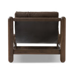 Lucio Chair Nubuck Cigar Back View 242116-001