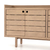 Lula Outdoor Sideboard Washed Brown-FSC Slatted Doors JSOL-060